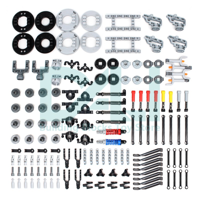 Tech Gear Accessories - ชิ้นส่วนเทคนิค MOC 148 ชิ้น เกียร์ ลิงค์