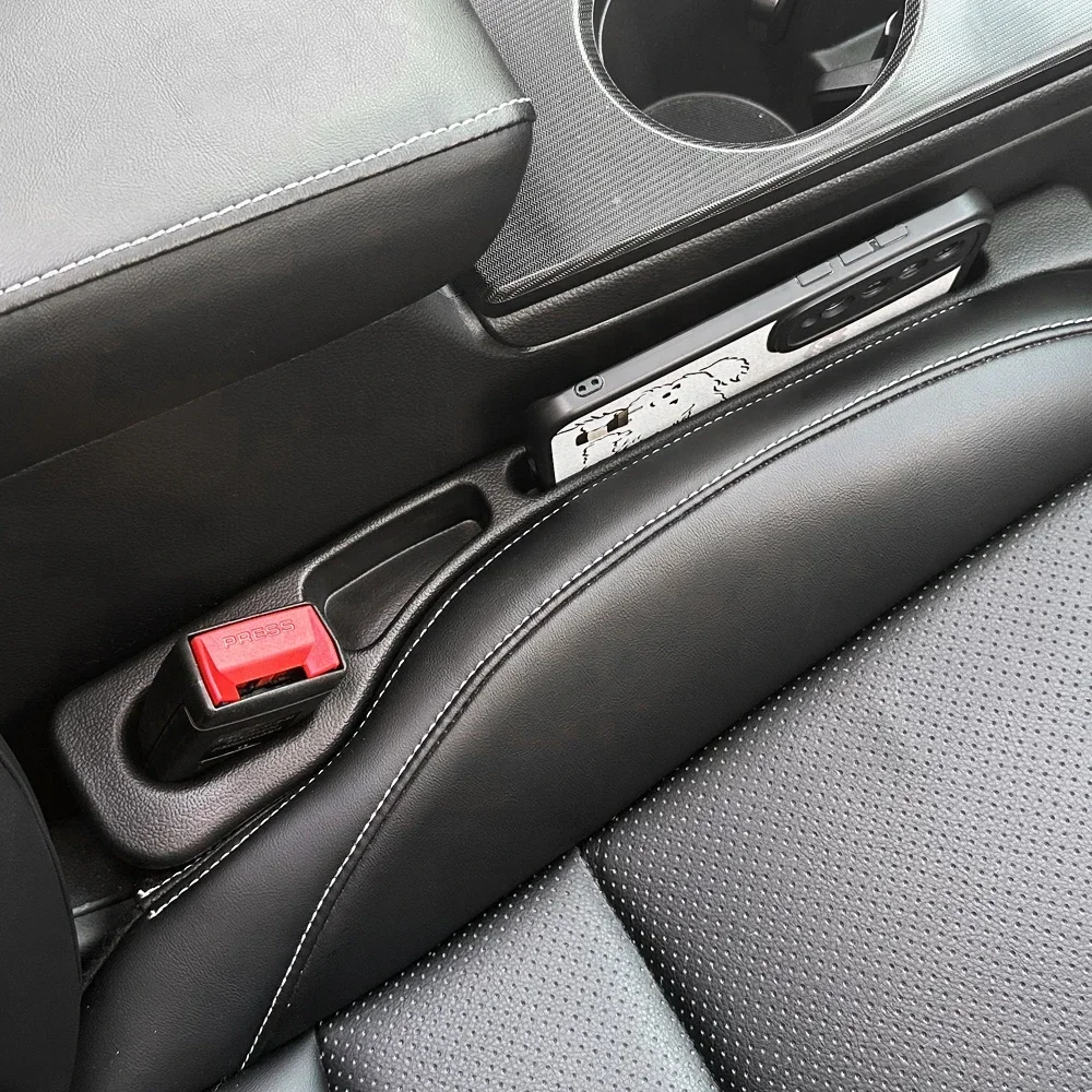 Tech Car Accessories - 2 ชิ้นรถที่นั่ง Gap FILLER ที่นั่งรอยแยกกล่องเก็บกระเป๋าระหว่างที่นั่งคอนโซล Organizer