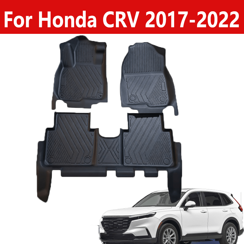 Tech Car Accessories - แผ่นรองพื้นรถยนต์ TPE สำหรับ Honda CRV ปี