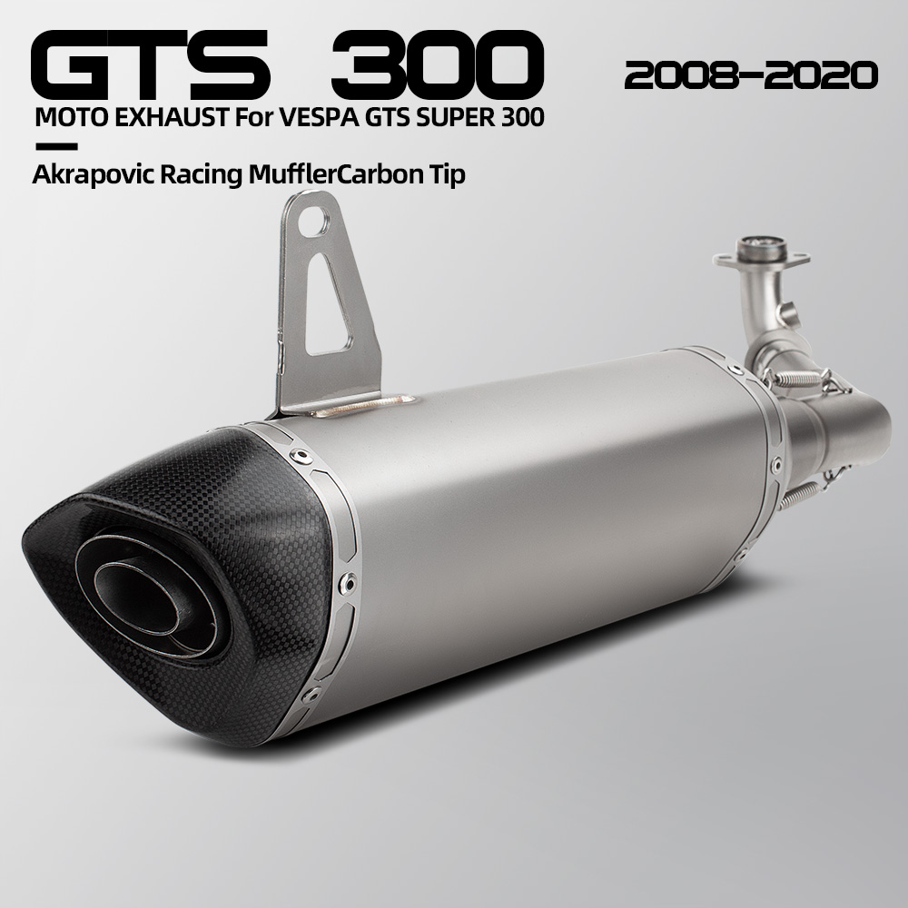 Tech Accessories - ท่อไอเสียรถมอเตอร์ไซค์ Vespa GTS300 Super/Touring GTS Super/Super