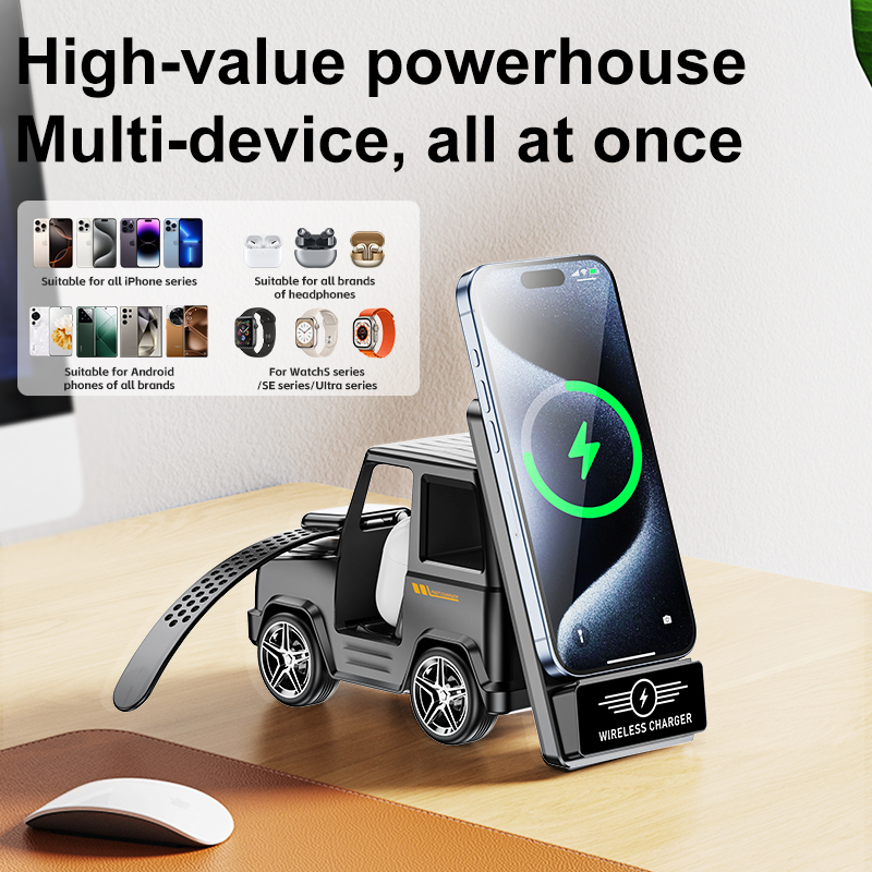 Wireless Charger 3 In 1 - มัลติฟังก์ชั่นไร้สาย Charger 3-in-1 สําหรับ iPhone16-11 Pro