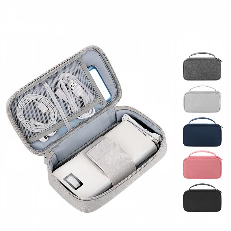 Tech Accessories Bag - กระเป๋าเก็บสายเคเบิลแบบพกพา อเนกประสงค์ สำหรับสาย USB ดิจิตอล การ์ด