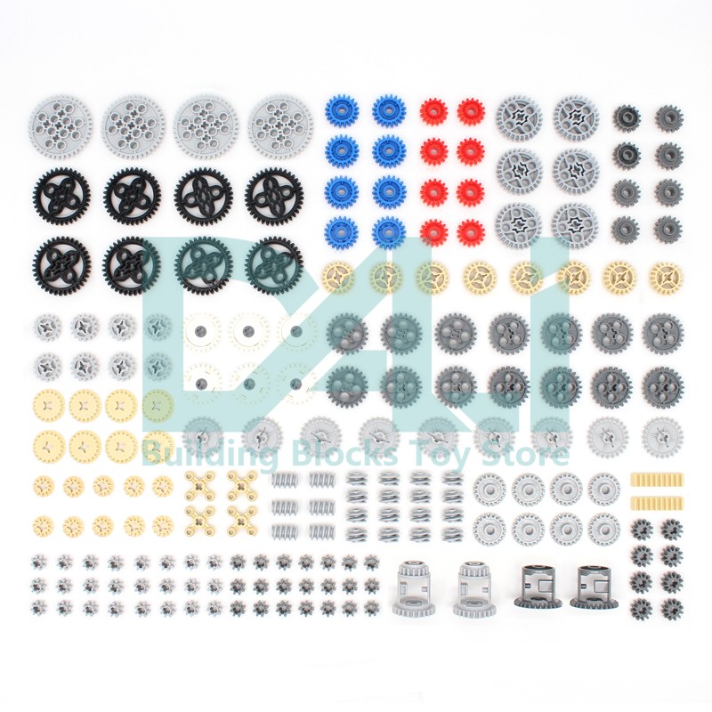 Tech Gear Accessories - ชิ้นส่วน MOC เทคนิคอล 198 ชิ้น ชุดเกียร์ไฮเทค