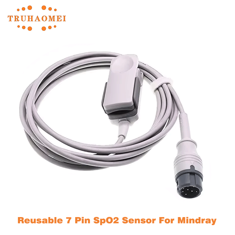 Tech Accessories - เซ็นเซอร์ SPO2 แบบใช้ซ้ำได้ 8 พิน สำหรับเครื่องวัดออกซิเจน