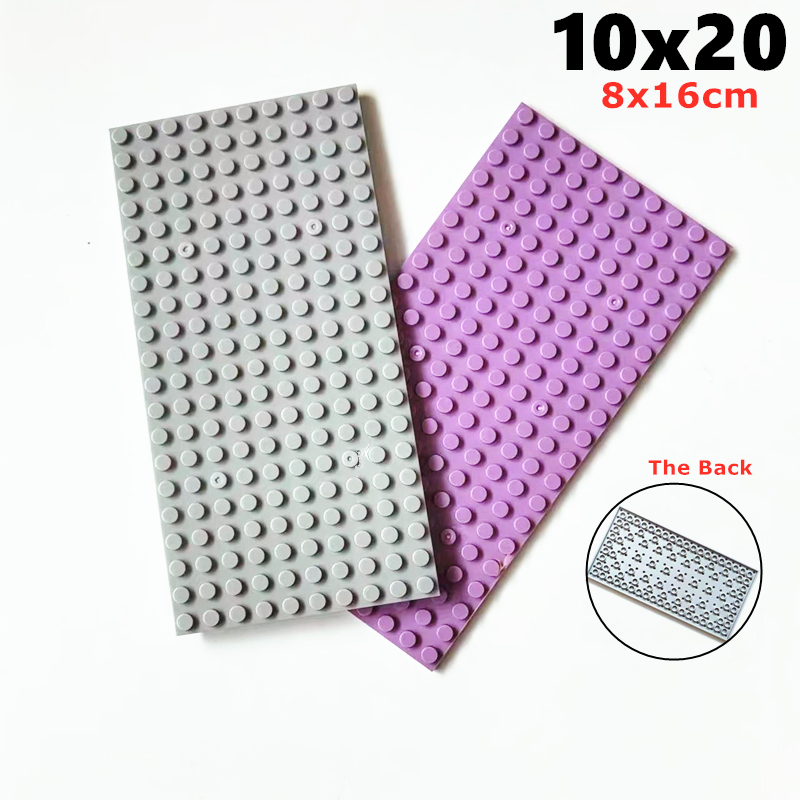 Tech Accessories Board - 4 ชิ้นแผ่น 10x20 MOC แผ่นฐานก่อสร้างบล็อกฐานบอร์ดซิตี้สตรีทเฮาส์ไอเดียอาคารรุ่นเทคอะไหล่อุปกรณ์เสริมของเล่น