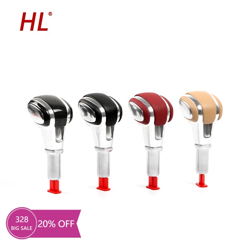 Tech Gear Accessories - หัวเกียร์รถยนต์ไฮเทค หุ้มหนังคาร์บอนไฟเบอร์ ติดตั้งง่าย สำหรับรถปอร์เช่ คาเยนน์ ปี