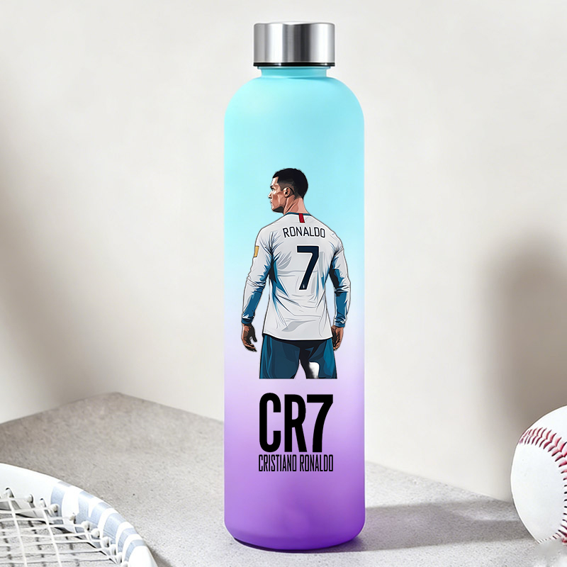 Tech Accessories - ขวดน้ำ CR7 ขนาด 900 มล. ขวดน้ำกีฬาลายโรนัลโด้