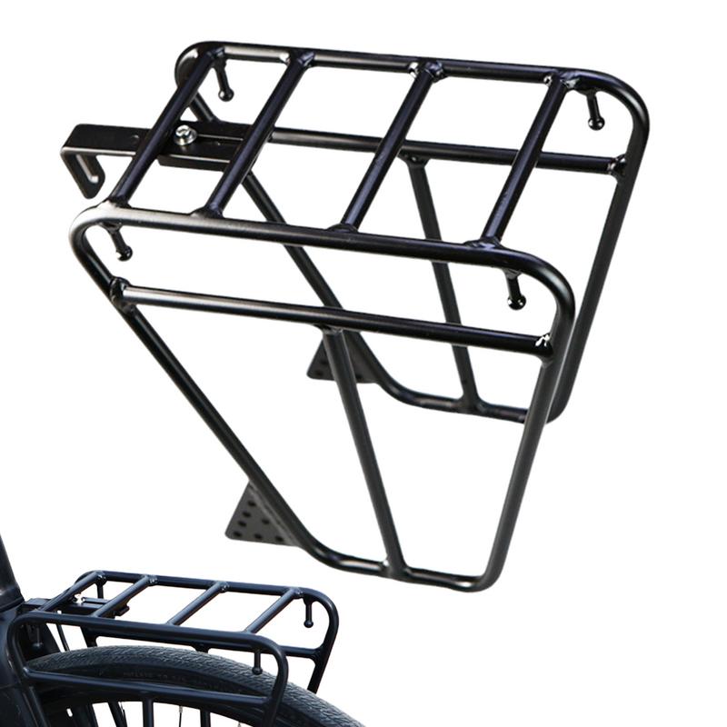 Tech Accessories Bag - จักรยานเสือภูเขาจักรยานด้านหน้า Cargo Rack จักรยานส้อมด้านหน้ากระเป๋าเดินทางปรับจักรยานด้านข้างขาตั้งกระเป๋าอุปกรณ์ขี่จักรยาน