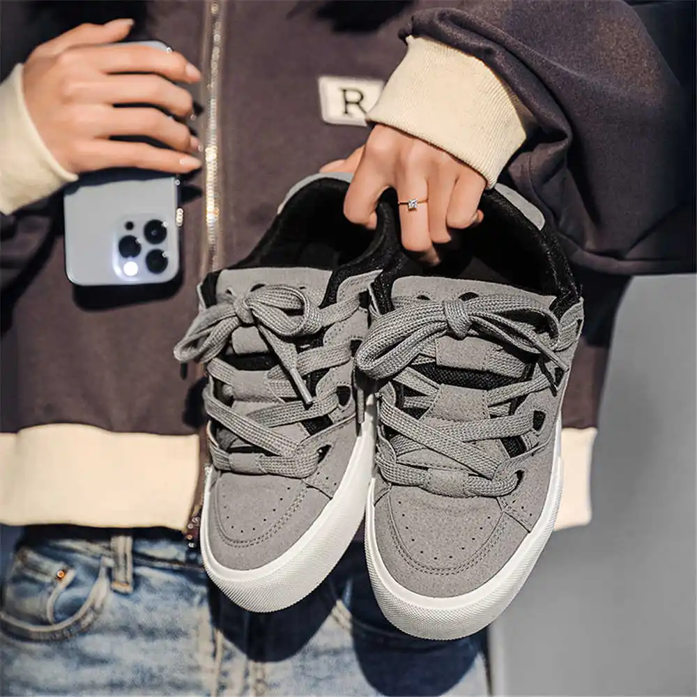 Tech Accessories Uk - กับ Lacing Hiphop ผู้หญิงรองเท้าสเก็ตบอร์ดวอลเลย์บอลรองเท้าผ้าใบสําหรับสตรี Beige Boot