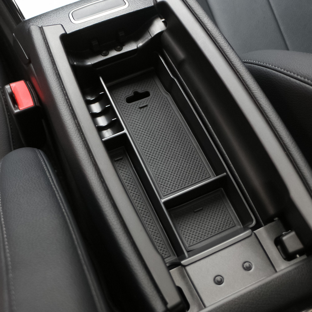 Tech Car Accessories - ที่เท้าแขนรถกล่องเก็บถาดสําหรับ Mercedes-Benz A Class W177 GLB