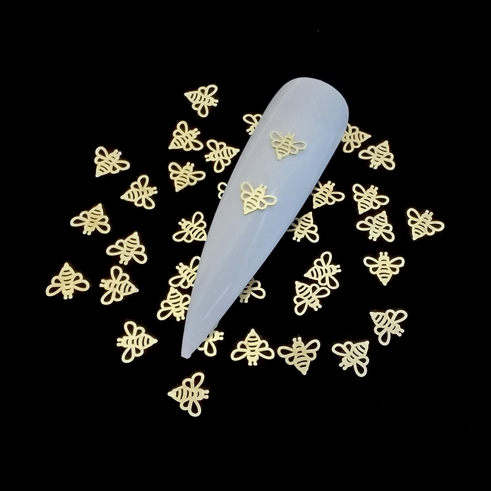 100pcs ผีเสื้อทองโลหะเล็บ Stud - Trending Tech Accessories บทวิจารณ์และราคา