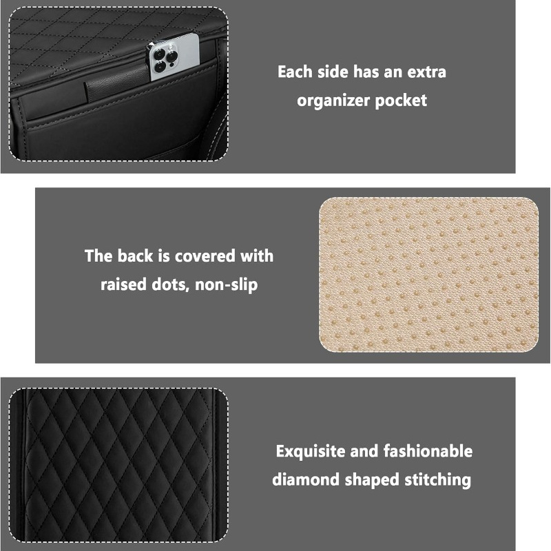 ฝาครอบคอนโซลกลางรถพร้อมถุงเก็บ - Tech Car Accessories บทวิจารณ์และราคา