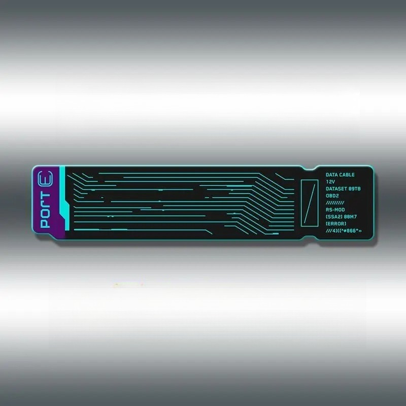 1PC Cyberpunk Tech Label สติกเ - Tech Gear Accessories บทวิจารณ์และราคา