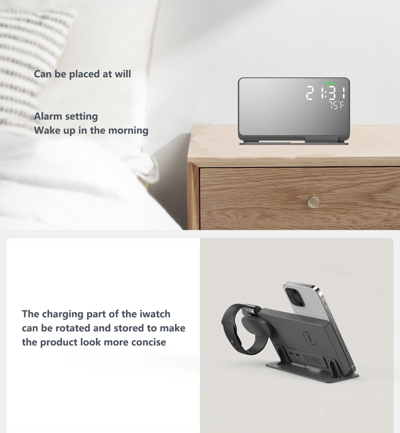 3 In 1 Wireless Charger สำหรับ - Wireless Charger 3 In 1 บทวิจารณ์และราคา