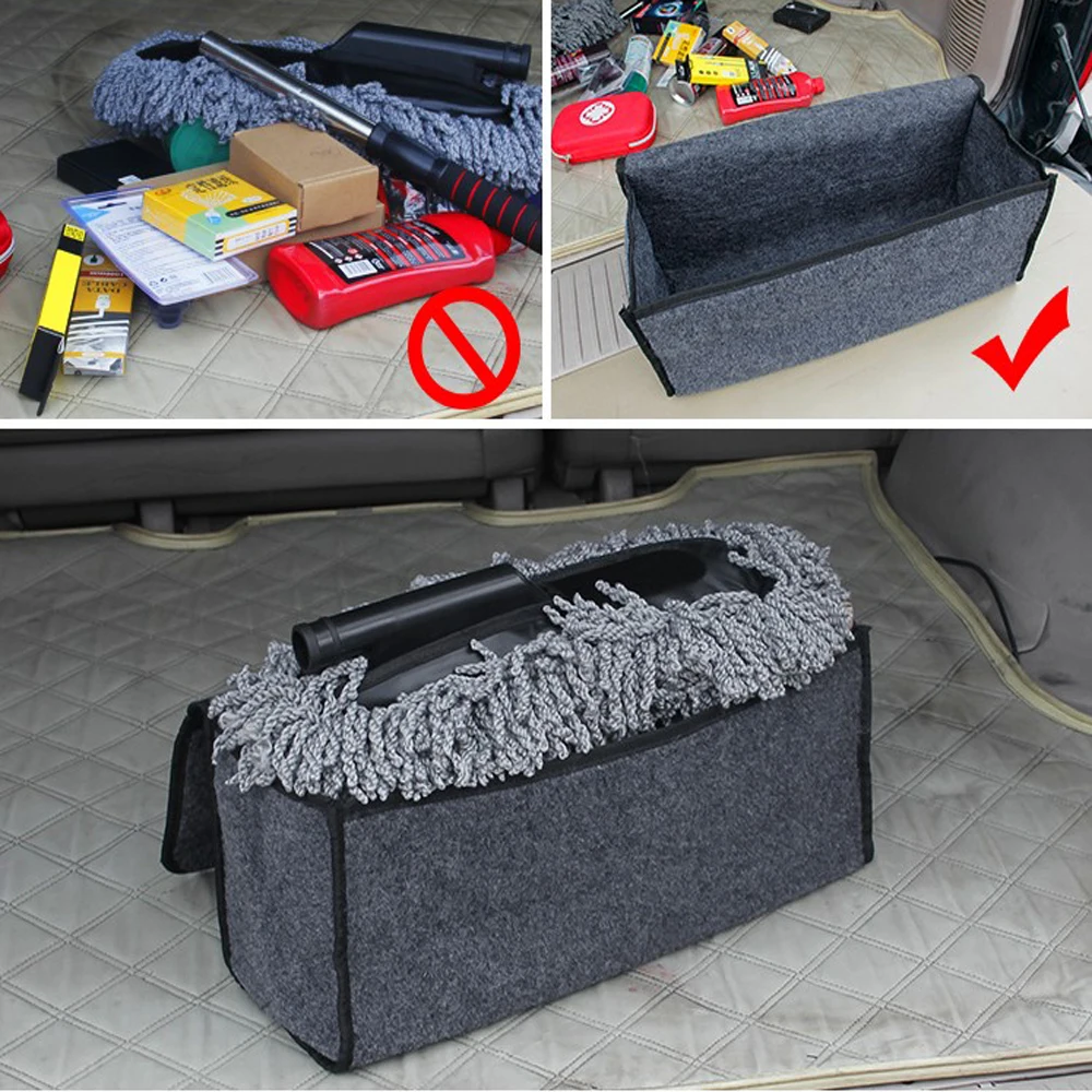 KKJOY Felt Car Trunk Organizer - Tech Accessories Bag บทวิจารณ์และราคา