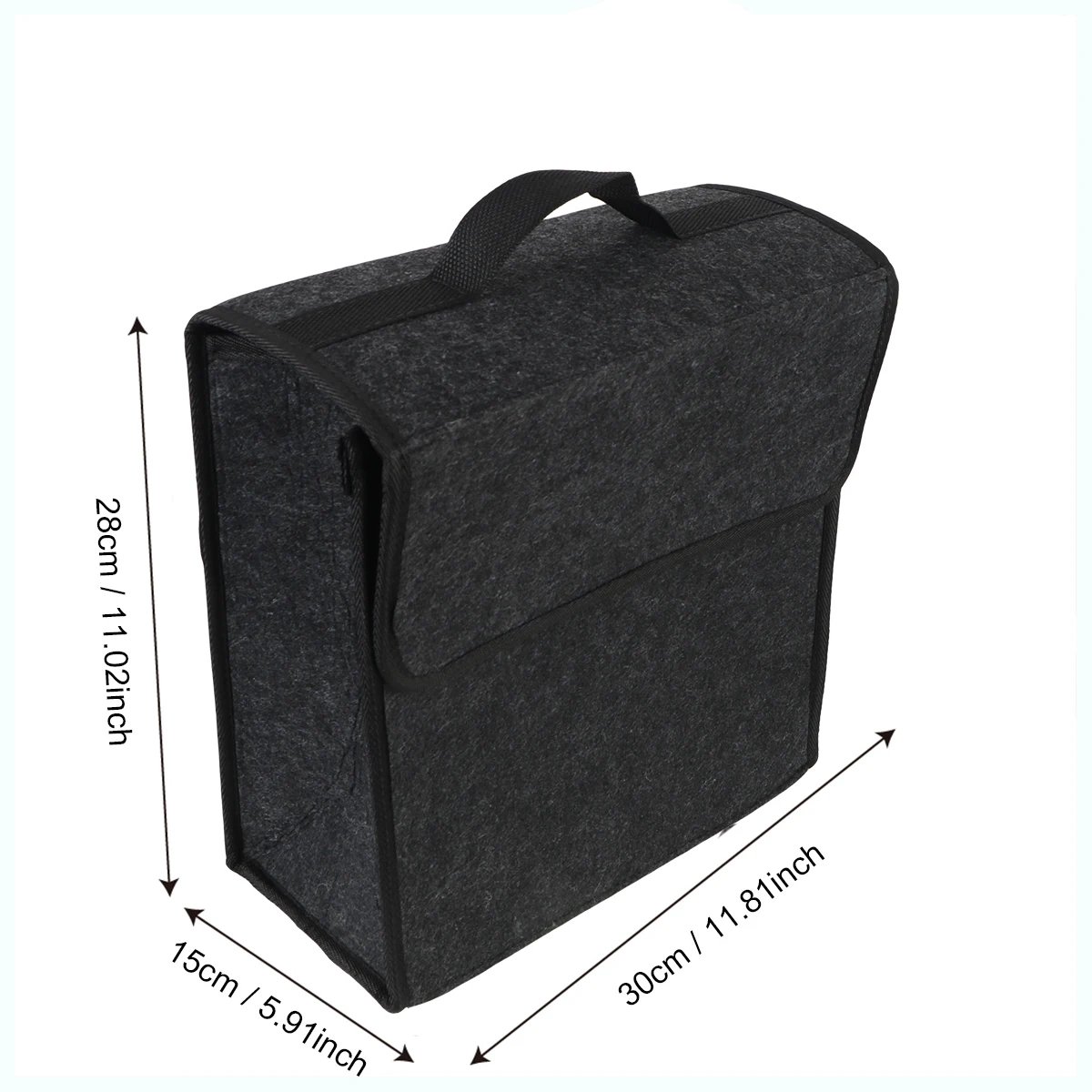 KKJOY Felt Car Trunk Organizer - Tech Accessories Bag บทวิจารณ์และราคา