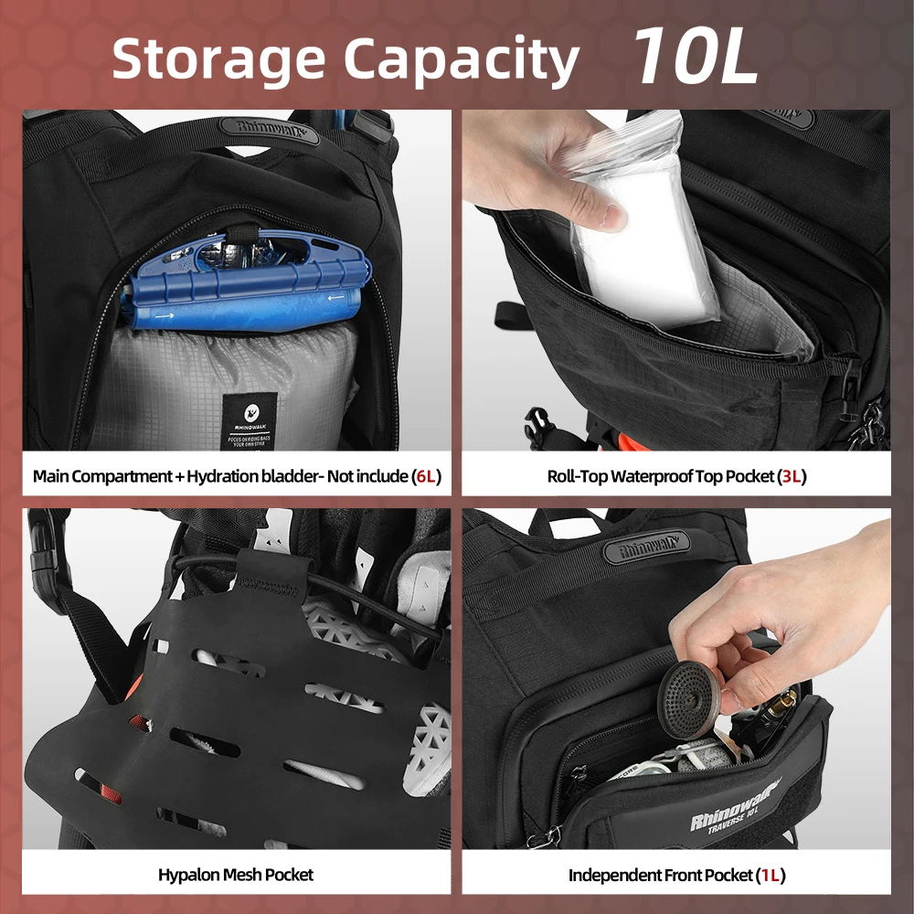 กระเป๋าเป้สะพายหลังสำหรับมอเตอ - Tech Accessories Bag บทวิจารณ์และราคา
