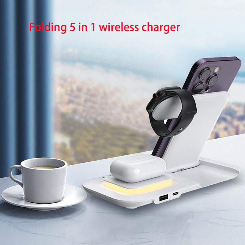 แท่นชาร์จโทรศัพท์มือถือไร้สายแ - Wireless Charger 3 In 1 บทวิจารณ์และราคา
