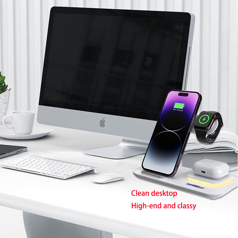 แท่นชาร์จโทรศัพท์มือถือไร้สายแ - Wireless Charger 3 In 1 บทวิจารณ์และราคา