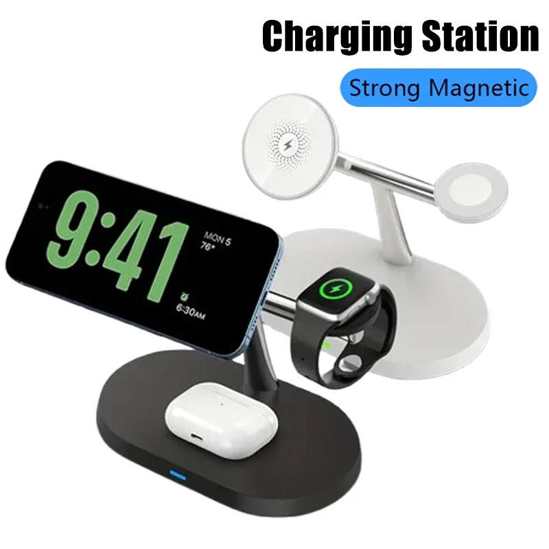 แท่นชาร์จไร้สายแม่เหล็ก 3 in 1 - Wireless Charger 3 In 1 บทวิจารณ์และราคา