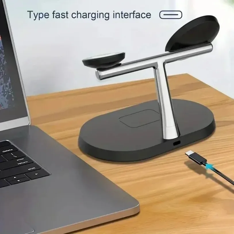 แท่นชาร์จไร้สายแม่เหล็ก 3 in 1 - Wireless Charger 3 In 1 บทวิจารณ์และราคา