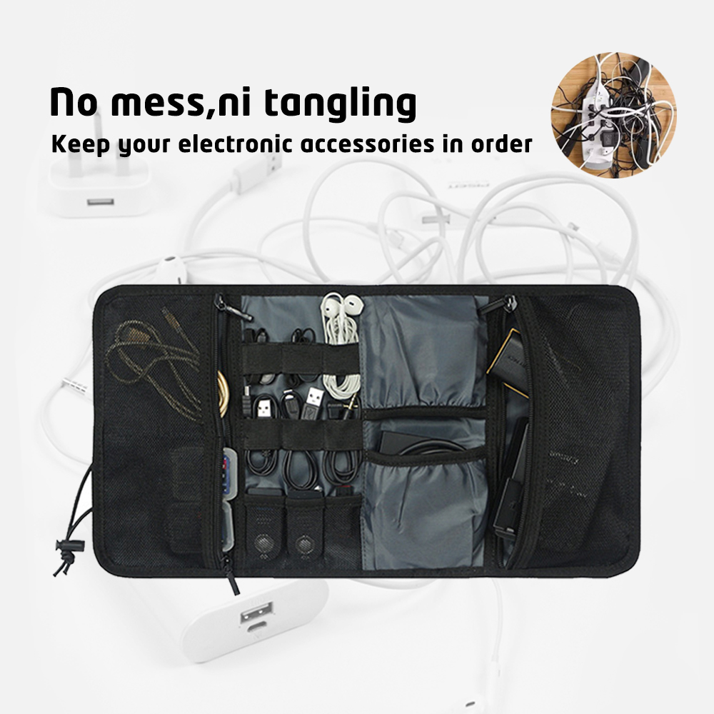 กระเป๋าจัดเก็บสายเคเบิลสำหรับใ - Tech Accessories Bag บทวิจารณ์และราคา