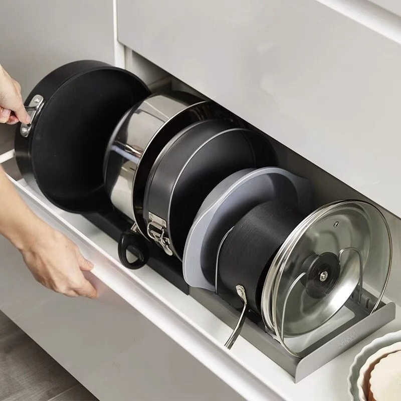 ชั้นวางฝาหม้อแบบใหม่ ชั้นเก็บข - Tech Accessories Organizer บทวิจารณ์และราคา