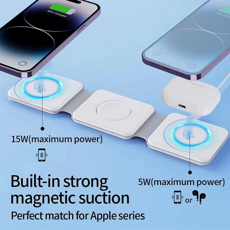 แท่นชาร์จแม่เหล็กพับได้ Univer - Wireless Charger 3 In 1 บทวิจารณ์และราคา
