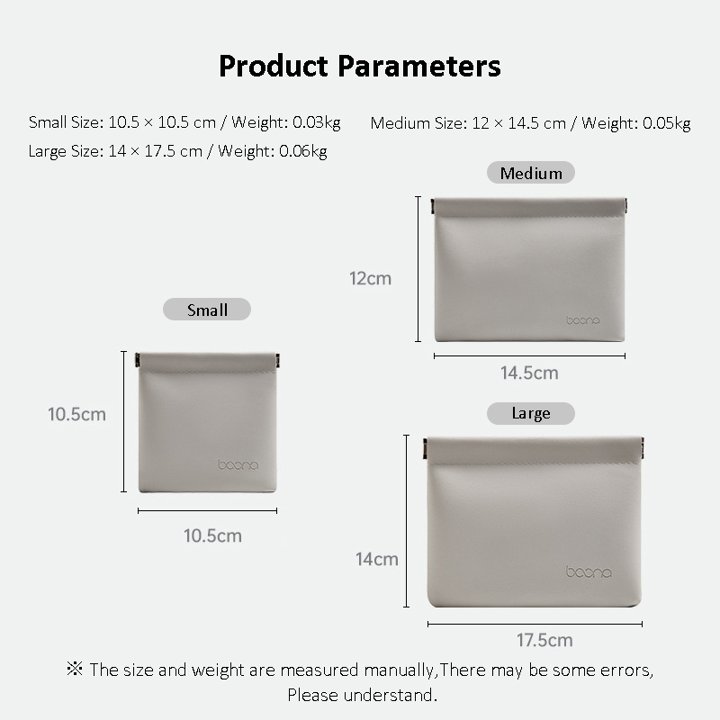 กระเป๋าเก็บของ PU หูฟังบลูทูธ  - Tech Accessories Organizer บทวิจารณ์และราคา
