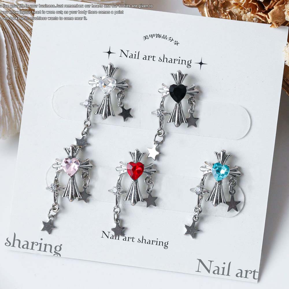 10pcs Retro CROSS CHAIN Nail A - Trending Tech Accessories บทวิจารณ์และราคา