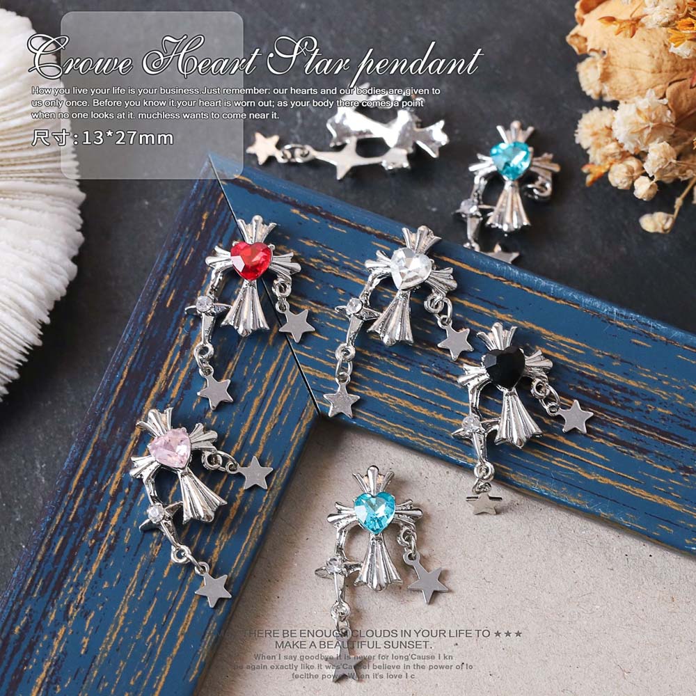 10pcs Retro CROSS CHAIN Nail A - Trending Tech Accessories บทวิจารณ์และราคา