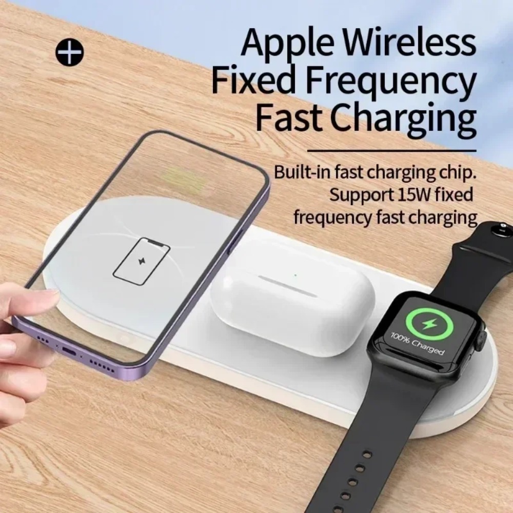 แท่นชาร์จไร้สาย 3-in-1 แท่นชาร - Wireless Charger 3 In 1 บทวิจารณ์และราคา