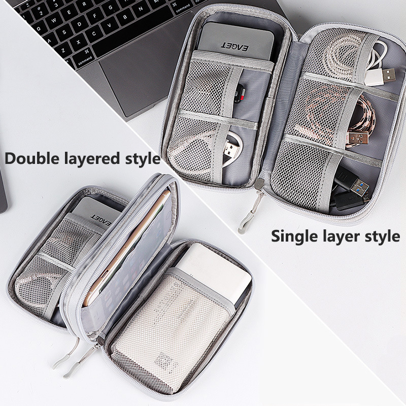 กระเป๋าเก็บของดิจิทัลแบบพกพาหล - Tech Accessories Organizer บทวิจารณ์และราคา