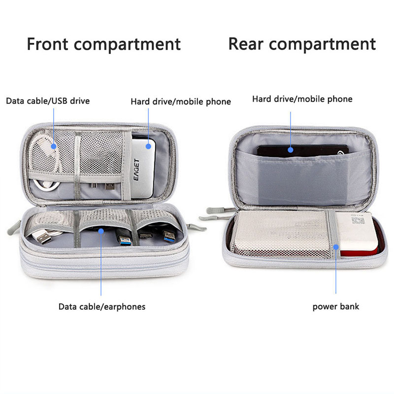 กระเป๋าเก็บของดิจิทัลแบบพกพาหล - Tech Accessories Organizer บทวิจารณ์และราคา